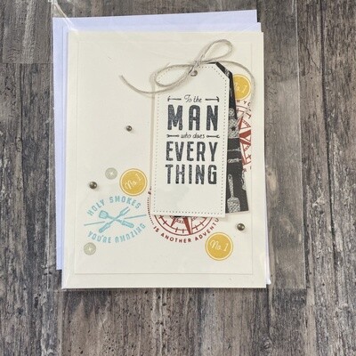 To The Man Who Does Everything  - Birthday Card