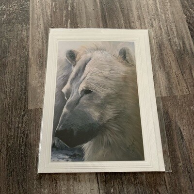 Polar Bear Printed Card