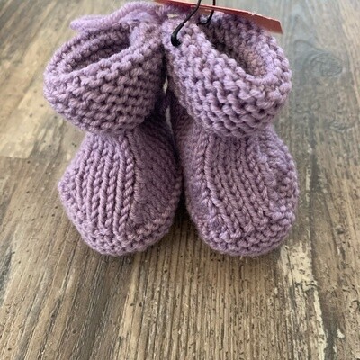 Newborn Knit Baby Booties
