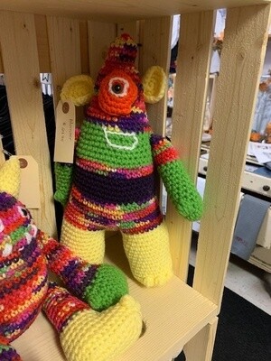 Multi-colour Cyclops Monster Plushie