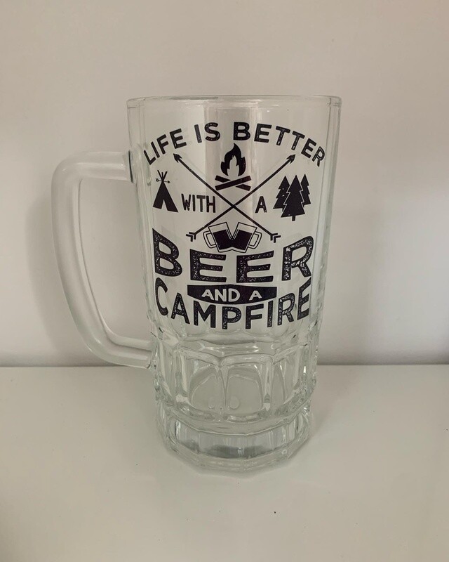 Life Is Better Beer/Campfire Beer Stein