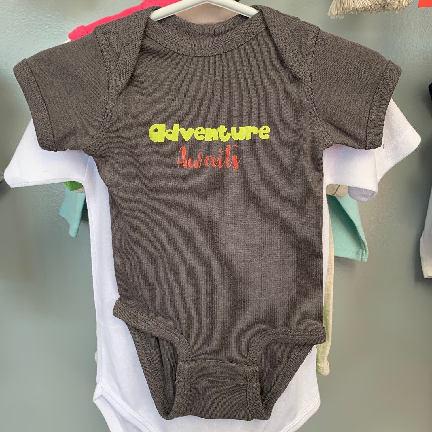 Adventure Awaits Baby Bodysuit Size 6 Month