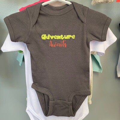 Adventure Awaits Baby Bodysuit Size 6 Month