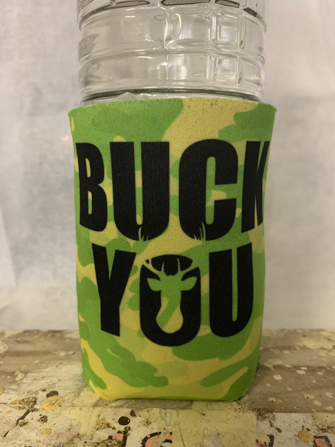 Buck You Camo Can Cooler