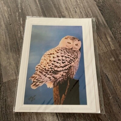Owl Printed Card