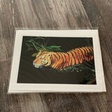 Tiger Printed Card