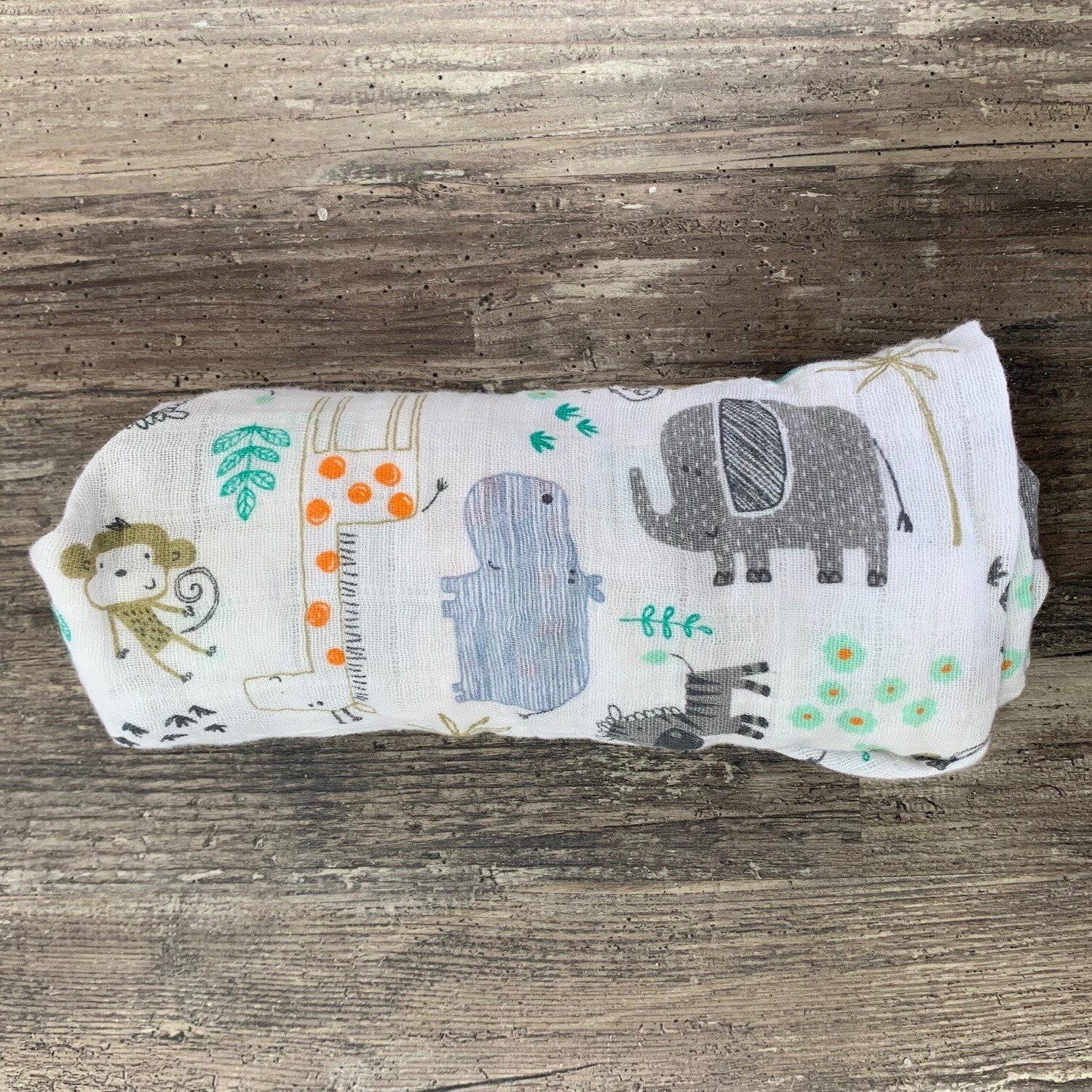 Animal Single Receiving Blanket