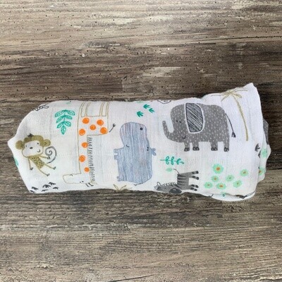 Animal Single Receiving Blanket