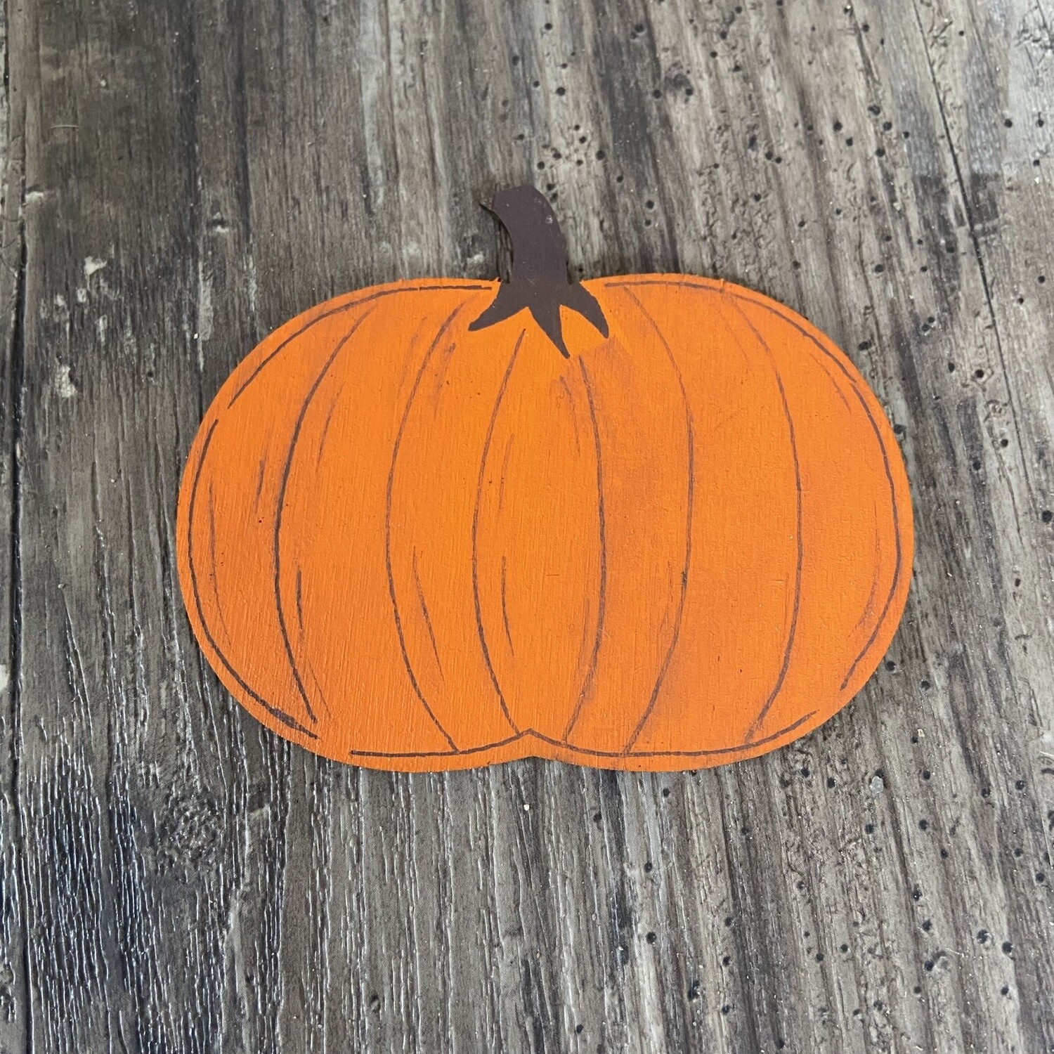 Pumpkin for interchangeable sign