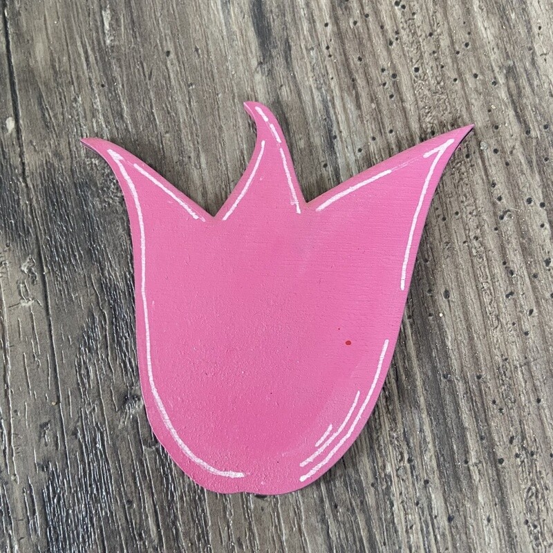 Tulip flower for interchangeable sign