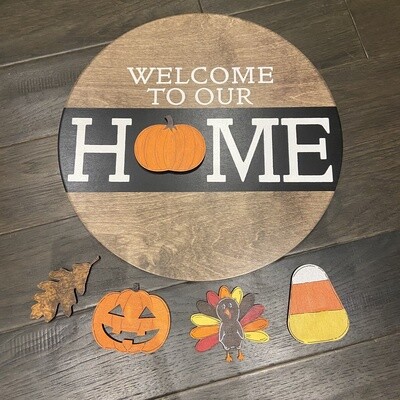 Interchangeable Door Sign