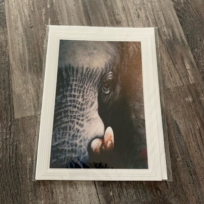 Elephant Printed Card