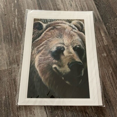 Bear Printed Card