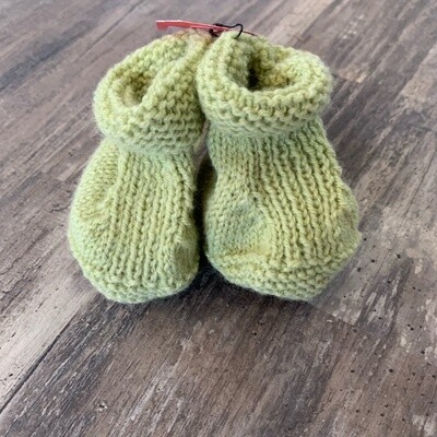 Newborn Knit Baby Booties