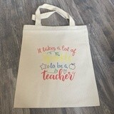 It Takes Alot Of Sparkle To Be A Teacher Tote Bag