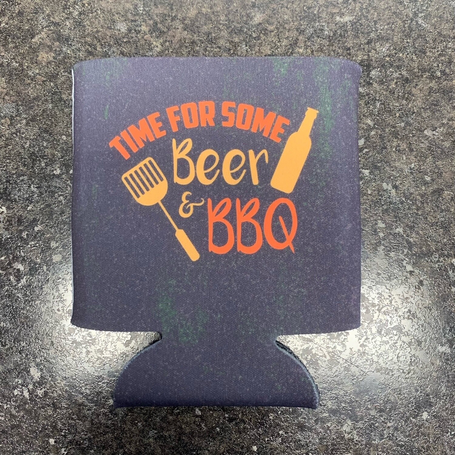 Time For Some Beer And BBQ Can Cooler
