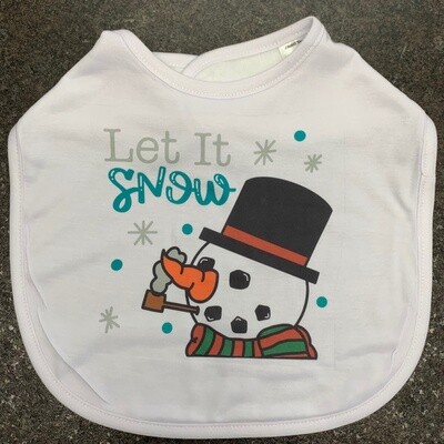 Let It Snow Bib