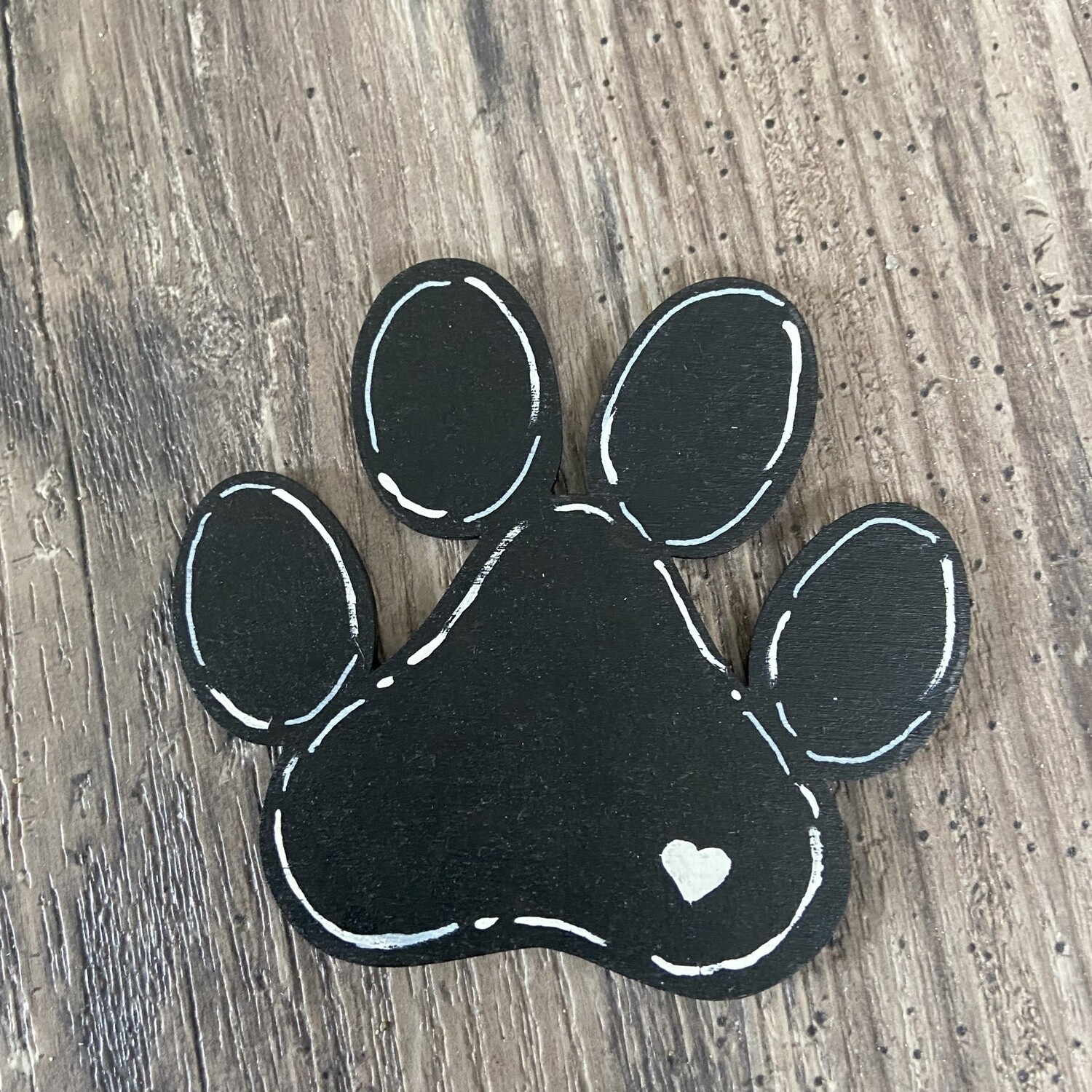 Paw Print for interchangeable sign