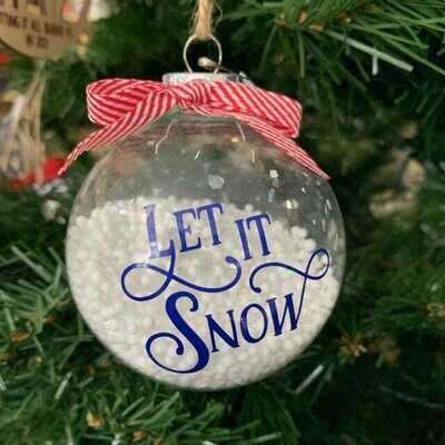 Let It Snow Ornament