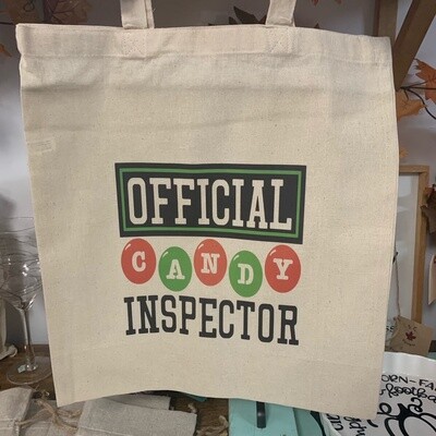 Official Candy Inspector Candy Bag