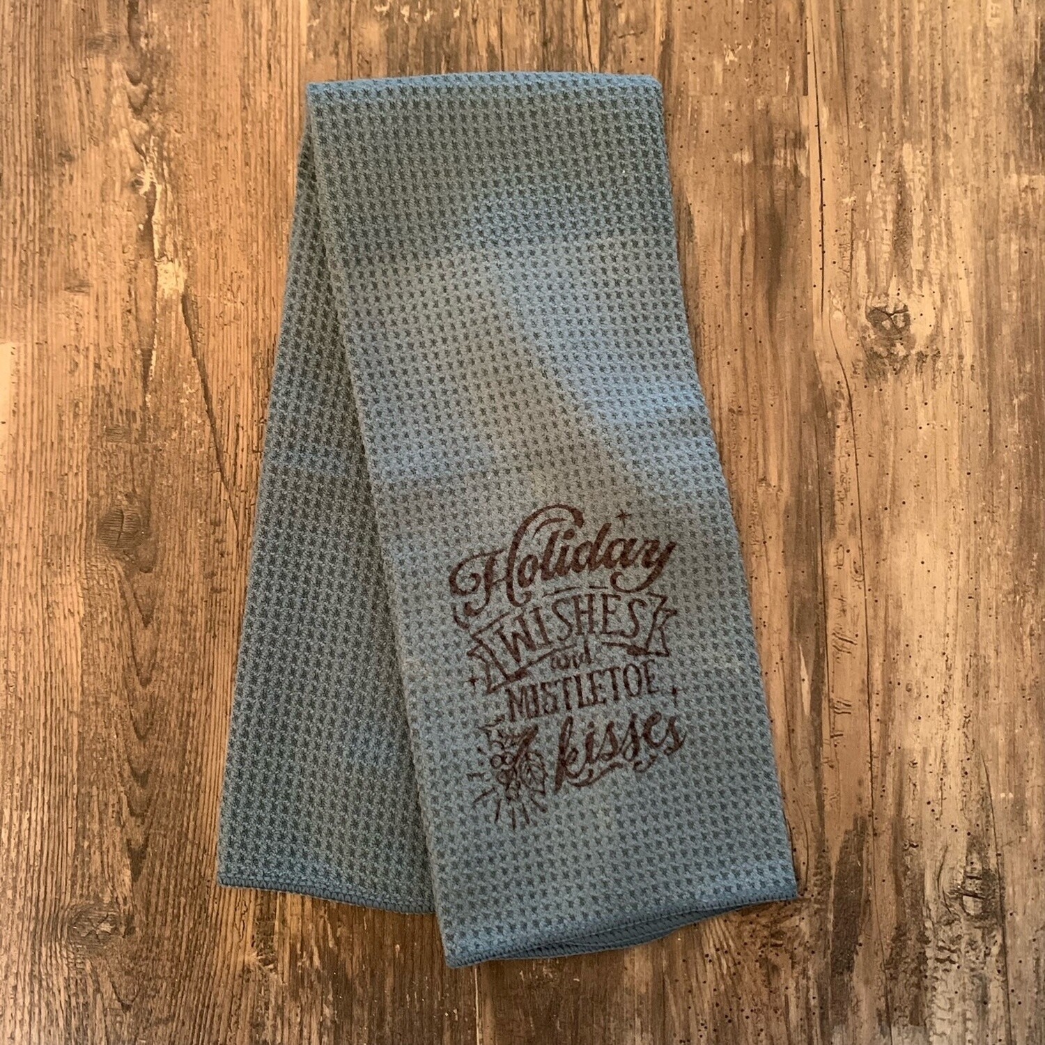 Holiday Wishes Tea Towel