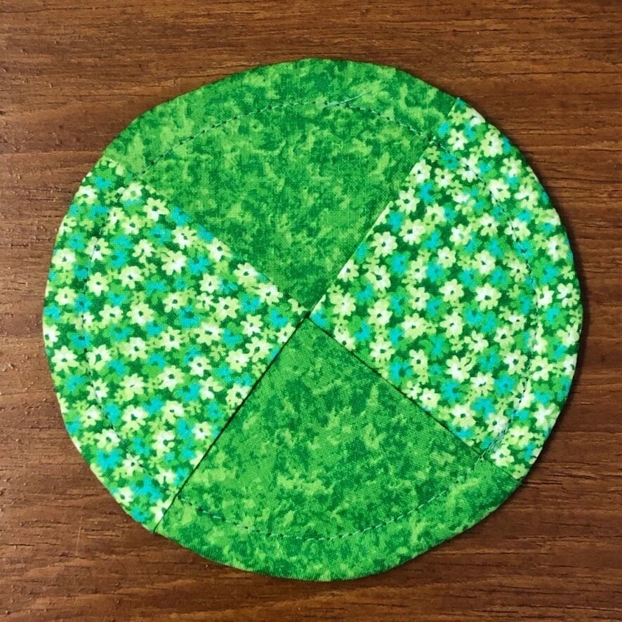 Coaster Sets, Style: Green Rounds