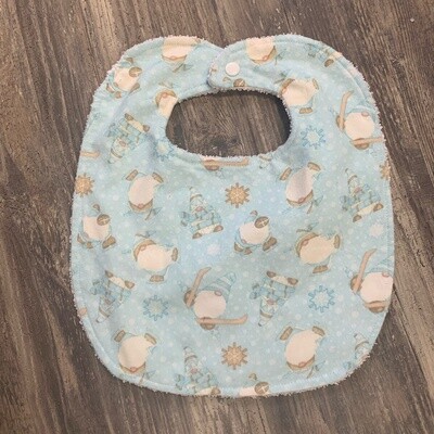 Winter Gnomes Bib XLarge