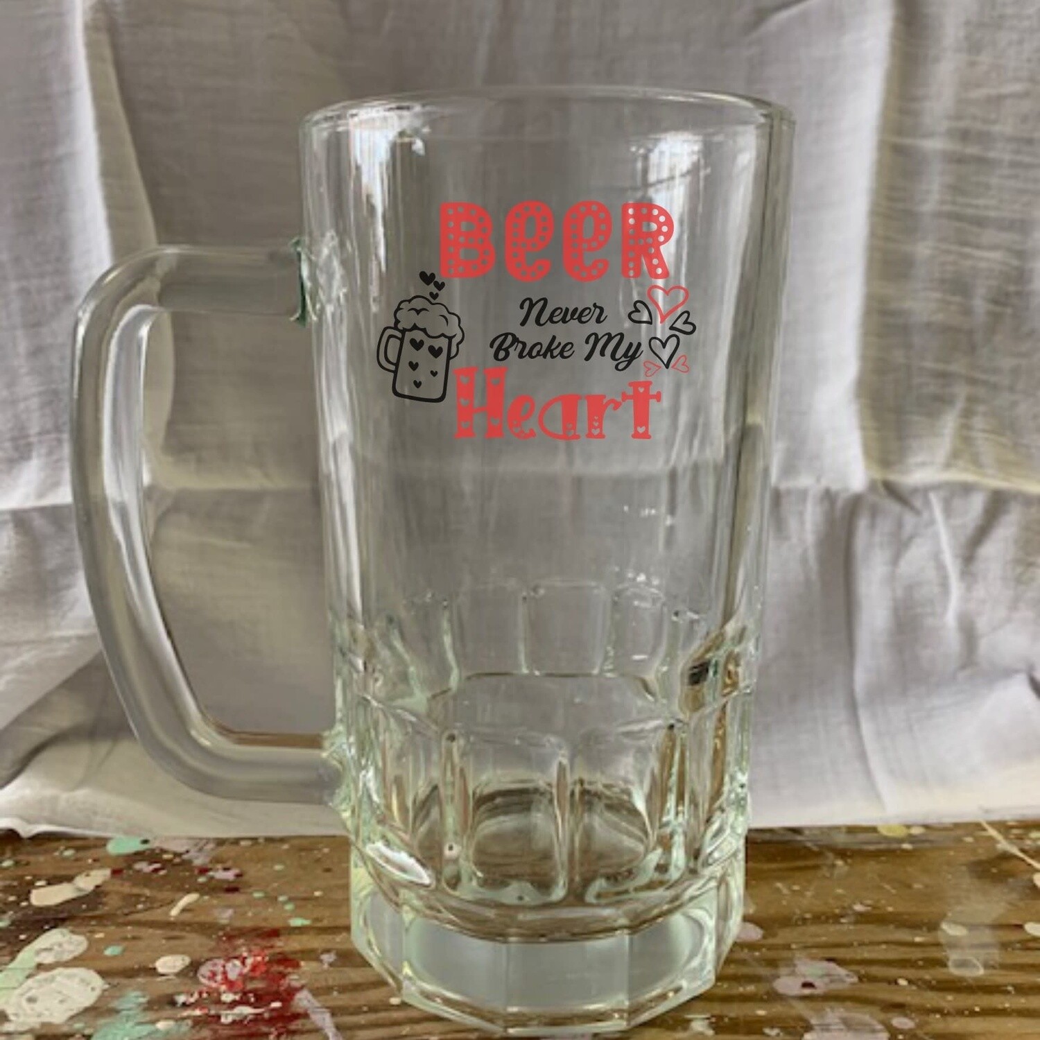 Beer Never Broke My Hear Beer Stein