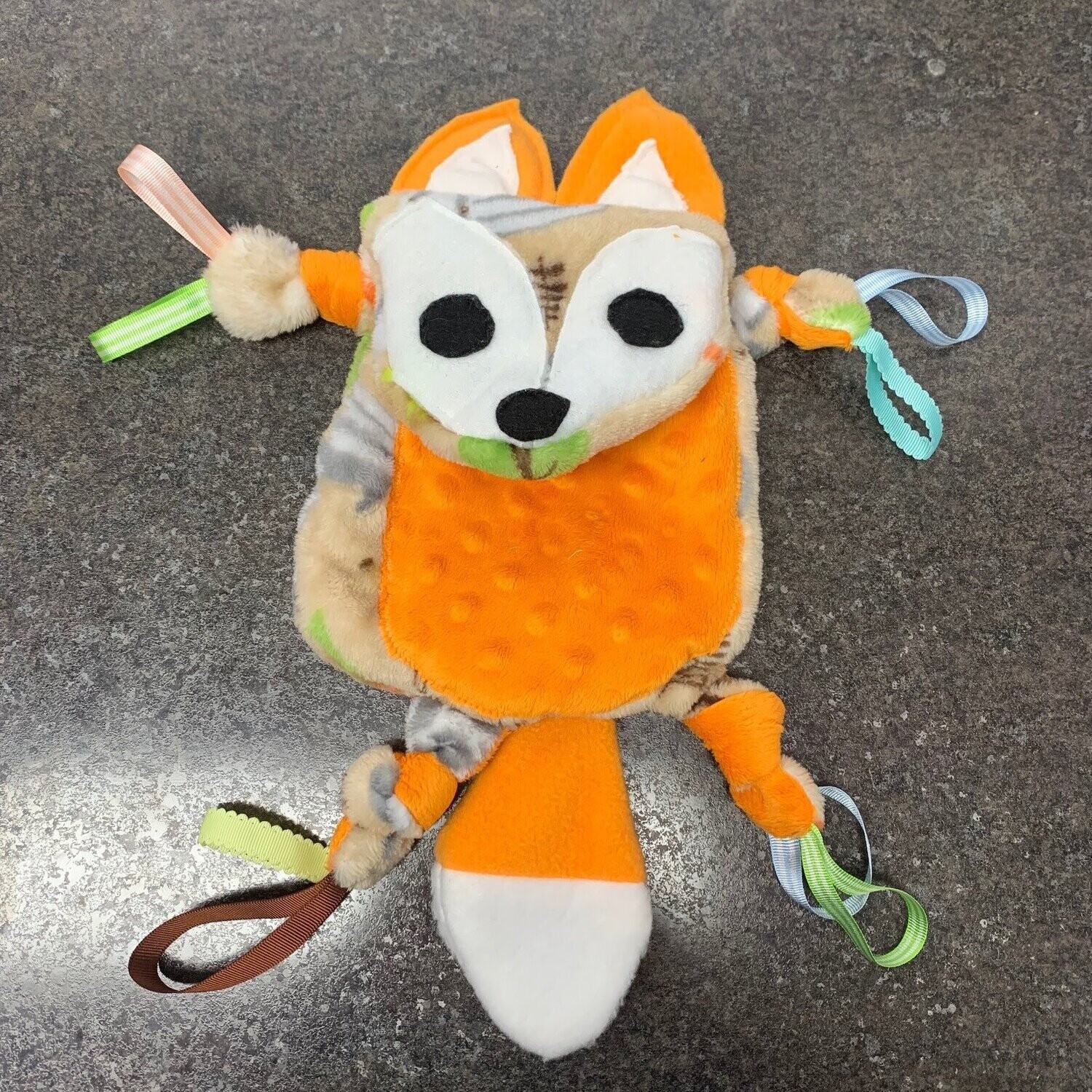 Fox Sensory Toy, Style: Tan with Orange