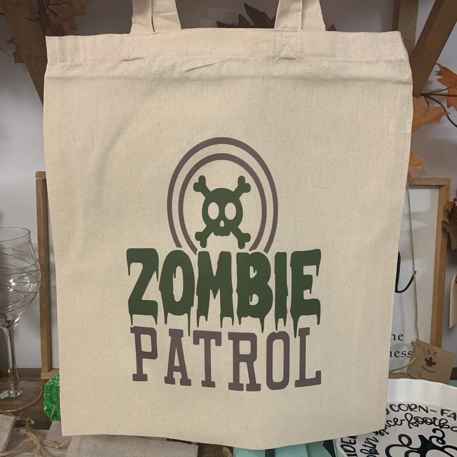 Zombie Patrol Candy Bag
