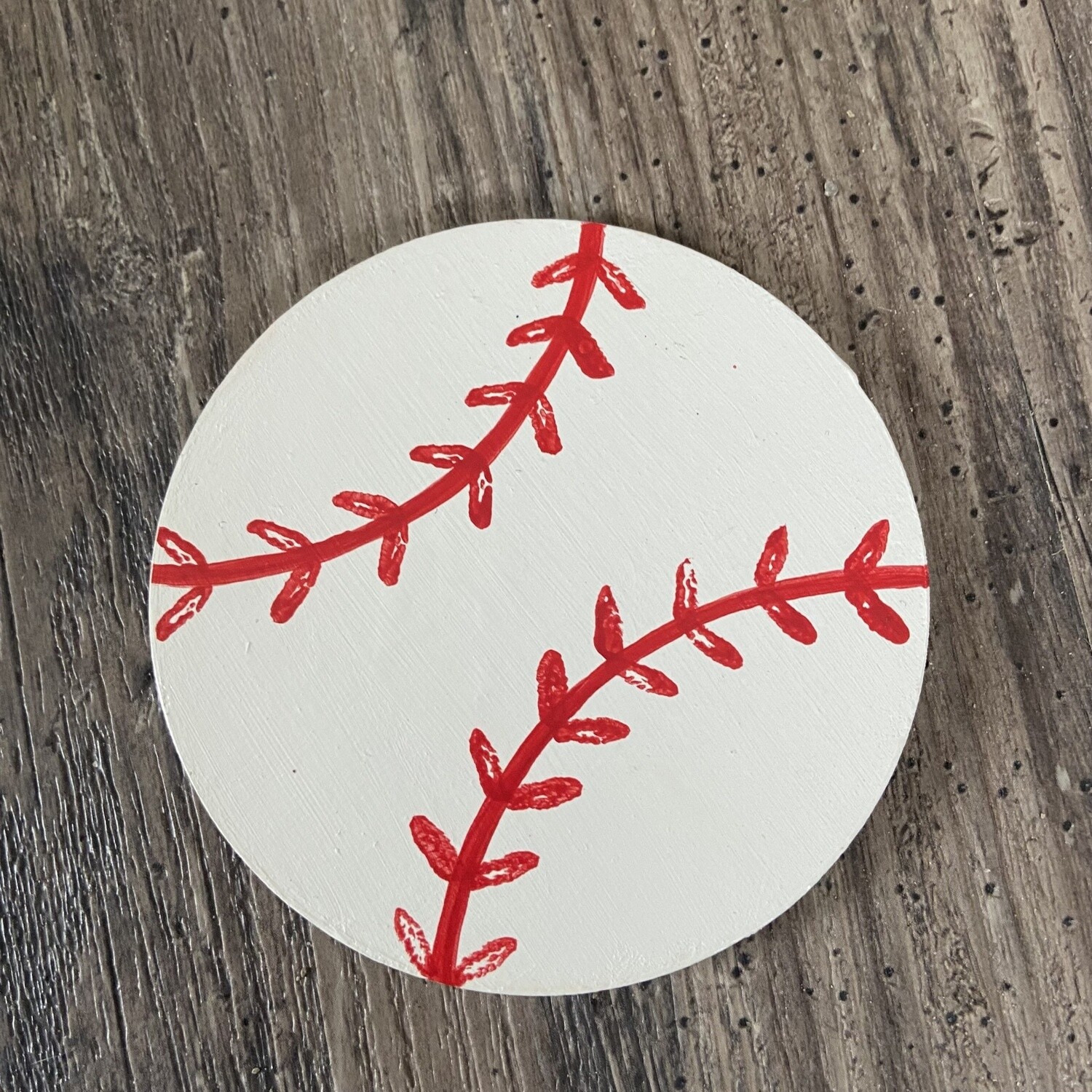 Baseball for interchangeable sign