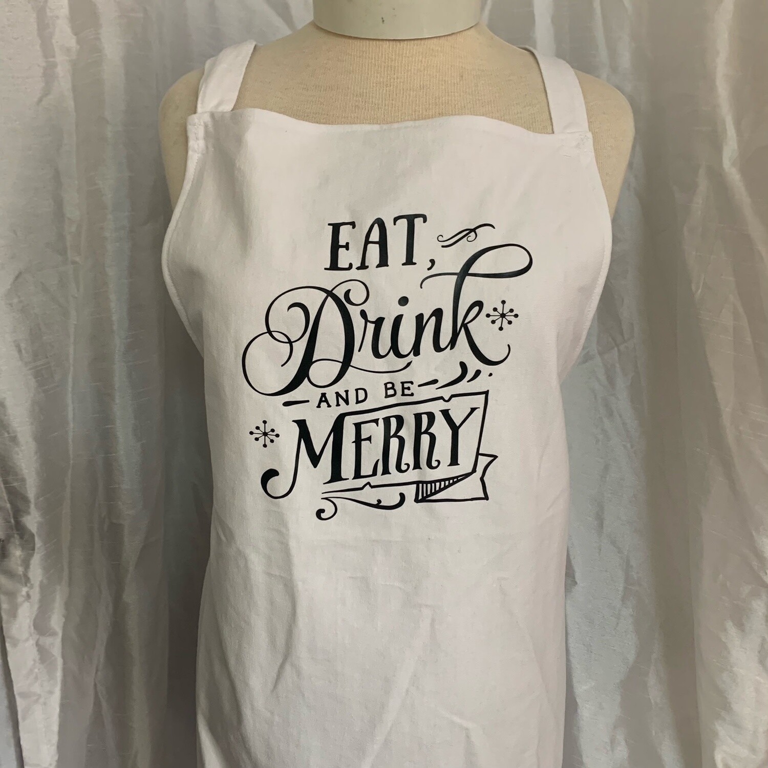 Eat Drink And Be Merry Apron