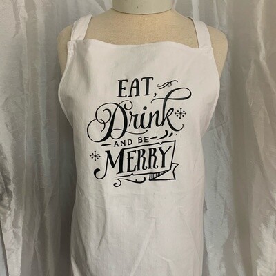 Eat Drink And Be Merry Apron