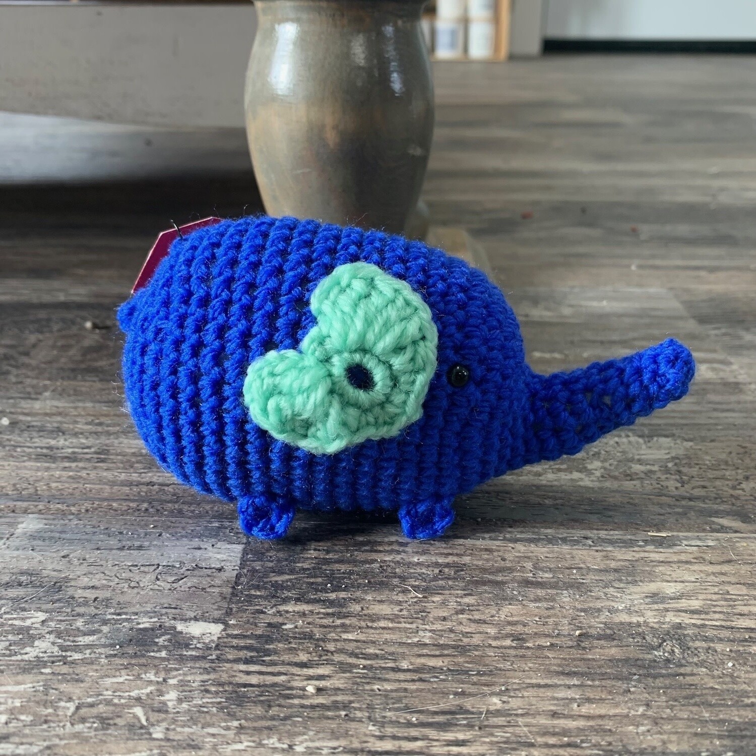 Crochet Squeaky Elephant