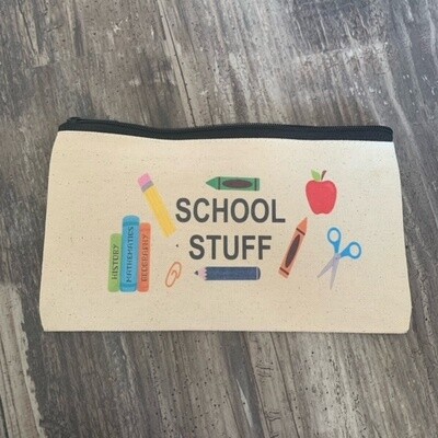School Stuff Pencil Case
