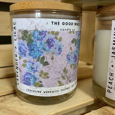 Lavender and Lilac Soy Candle