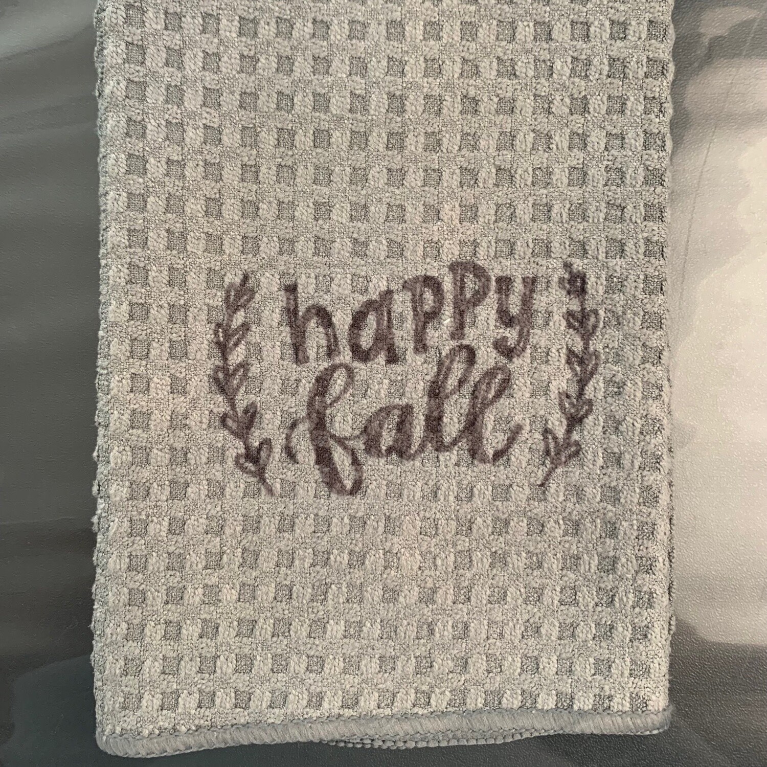 Happy Fall Tea Towel