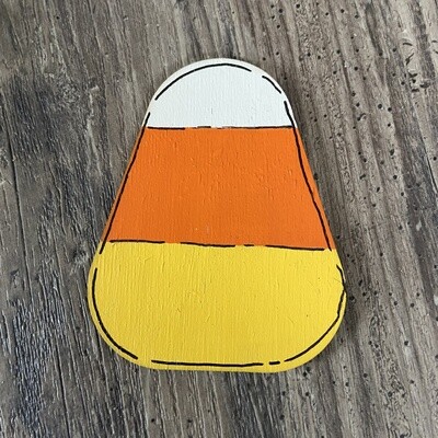 Candy corn for interchangeable sign