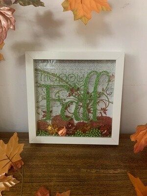 Happy Fall Shadow Box