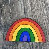 Rainbow for interchangeable sign