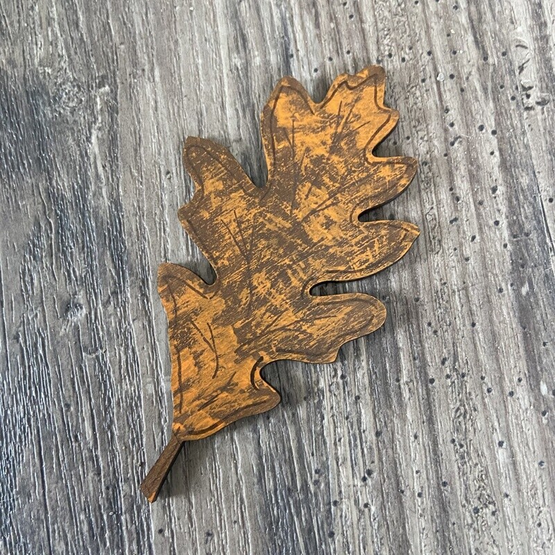 Oak leaf for interchangeable sign