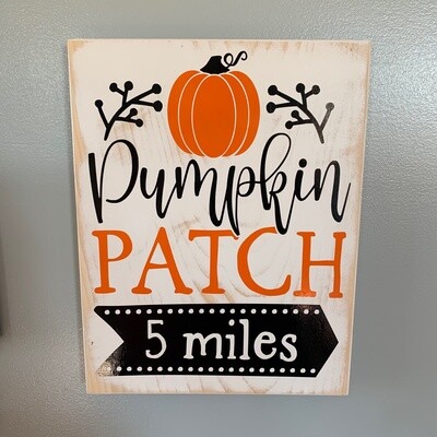 Pumpkin Patch Sign