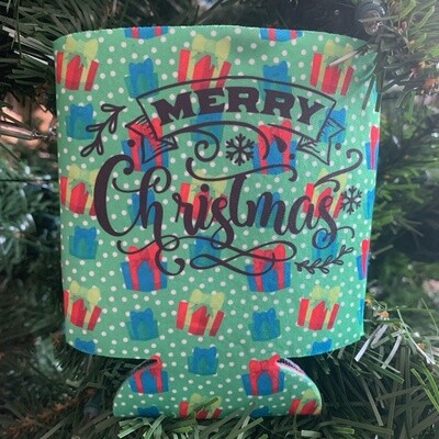 Merry Christmas Can Cooler