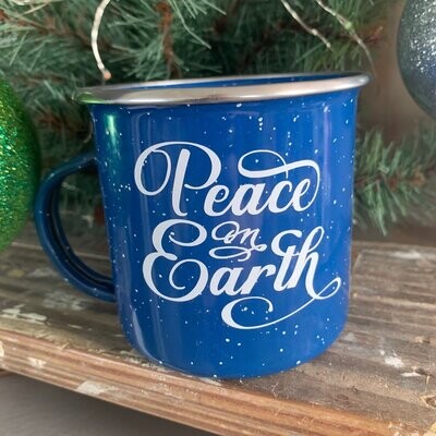 Peace On Earth Tin Mug