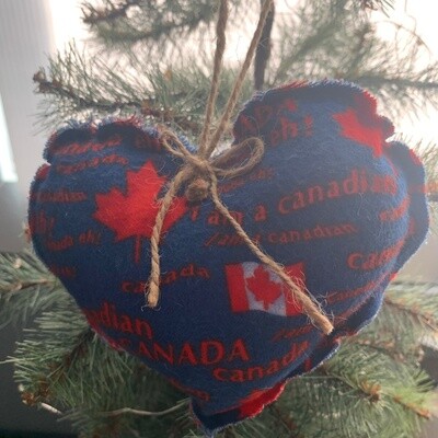 Canada Heart Ornament