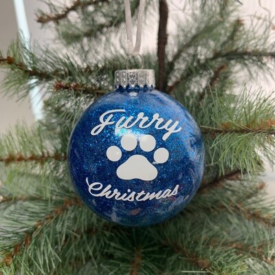 Furry Christmas Ornament