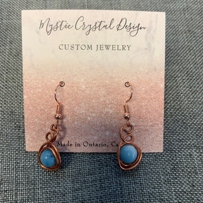 Larimar Earrings