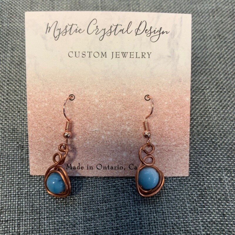 Larimar Earrings