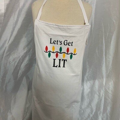 Let&#39;s Get Lit Apron