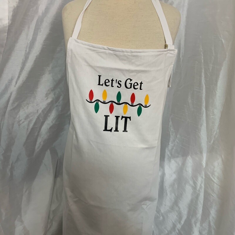 Let&#39;s Get Lit Apron